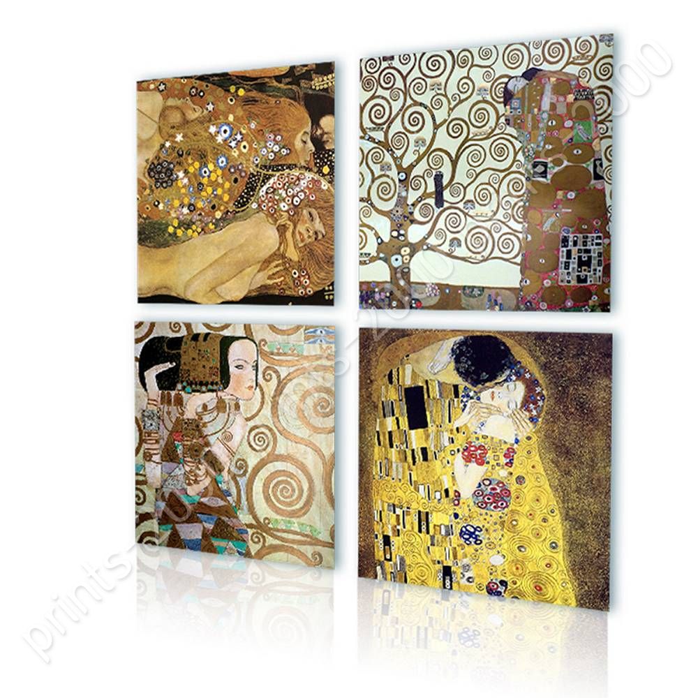 Water Serpents Tree Kiss Expectation by Gustav KlimtPoster or Wall Sticker