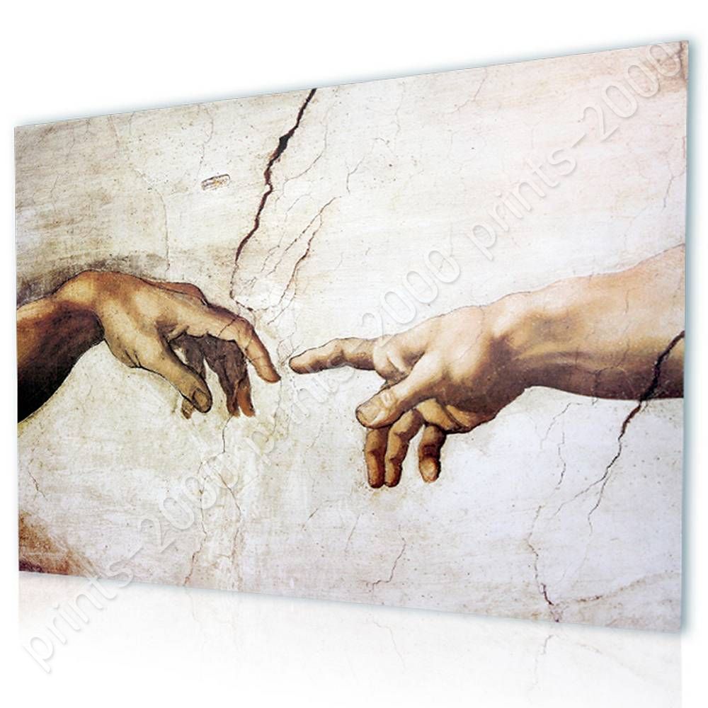 The Creation Of Man by MichelangeloPoster or Wall Sticker DecalWall art
