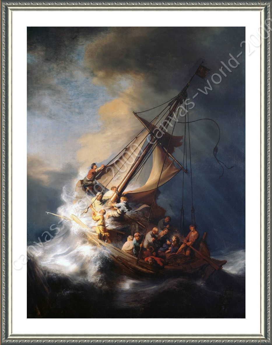 the storm on the sea of galilee painting