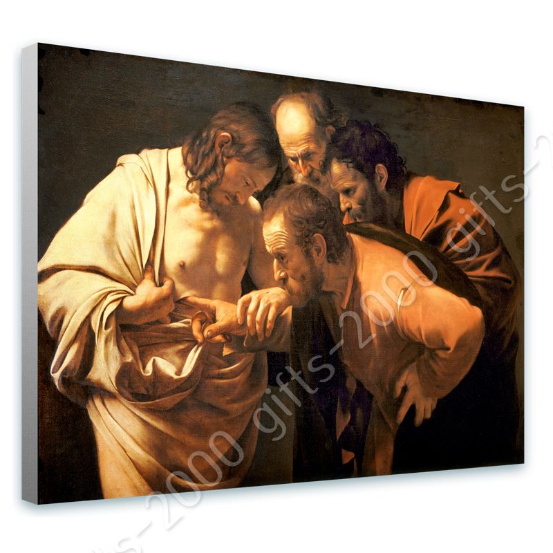 Doubting Thomas by Caravaggio Ready to Hang Canvas