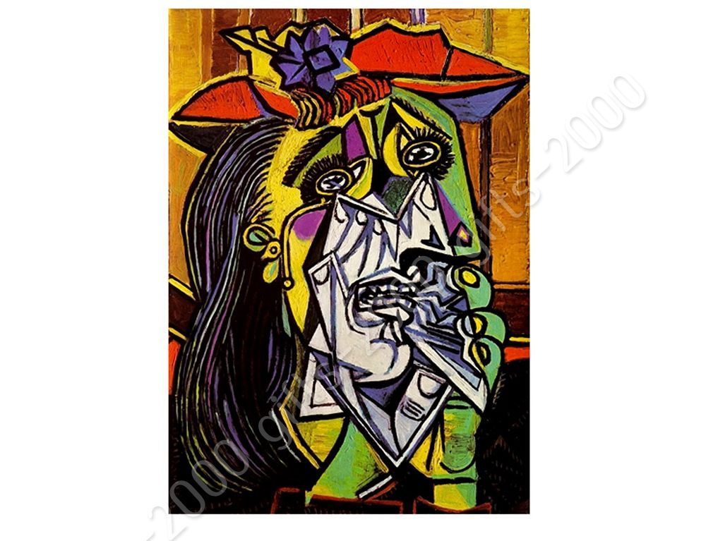 WEEPING WOMAN BY Pablo Picasso | Canvas (Rolled) | Wall art painting HD