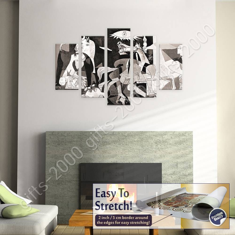 GUERNICA BY PABLO Picasso | Canvas (Rolled) | 5 Panels Wall art