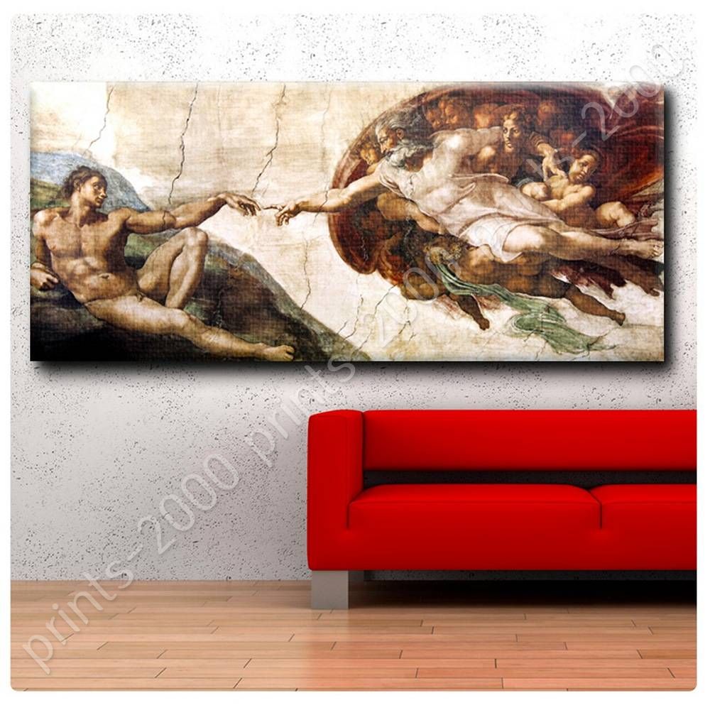 The Creation Of Adam by Michelangelo Ready to Hang