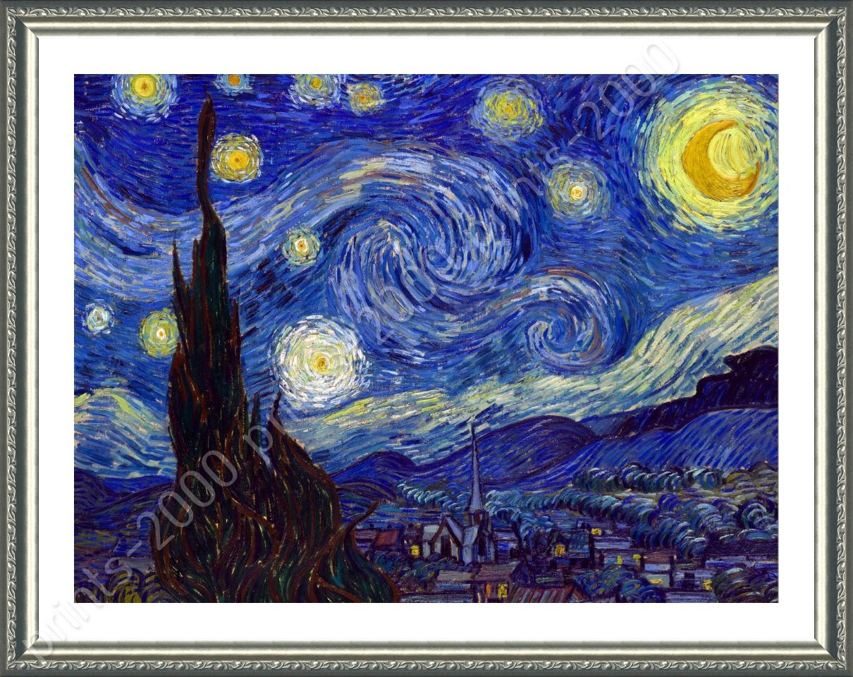 LA NUIT ÉTOILÉE  Starry Night Sternennacht Vase Vincent van Gogh Parastone SDA29 