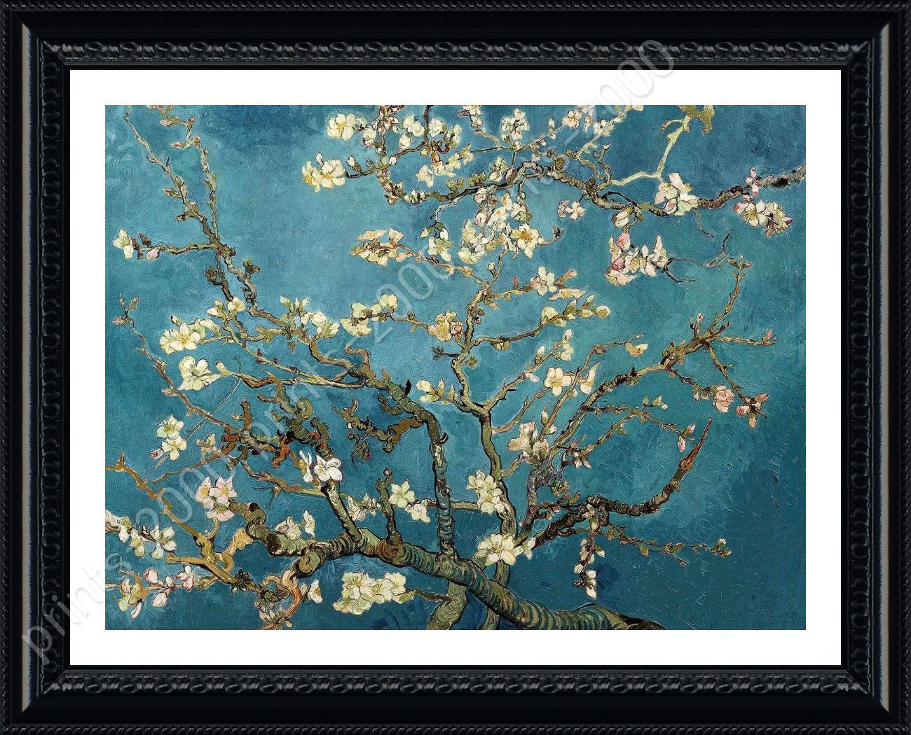 Almond Blossom by Vincent Van Gogh | Framed canvas | Wall art print giclee HD Opłacalny oryginalny produkt